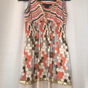 A Common Thread V neck silk tunic